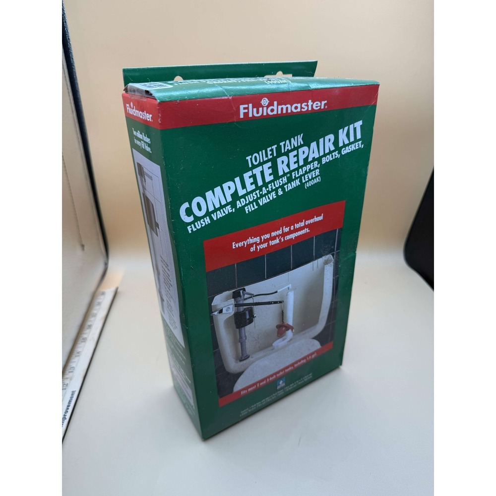 Fluidmaster 400AK Complete Toilet Tank Repair Kit Universal All In One Fix